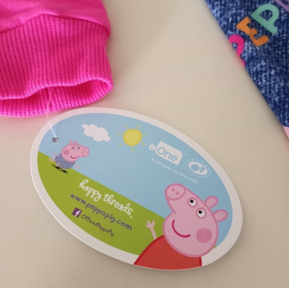 Peppa Pig 2 Piece Outfit. Infant Girls Size 24 Months NWT - Picture 10 of 10